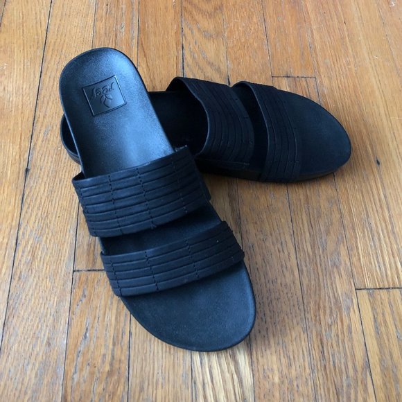 Women's Reef Cushion Bounce Slide Sandals (7) - Picture 1 of 1